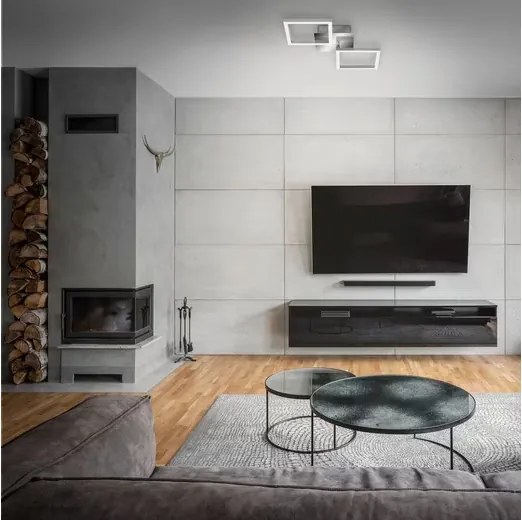 LED mennyezeti lámpatest LED/10W/230V 3000K matt króm