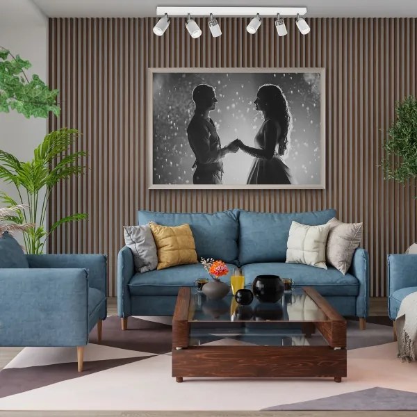 Spotlámpa RENO 6xGU10/8W/230V fehér/króm