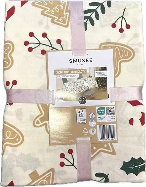 Smukee Abrosz Dekoratív Karácsonyi 110 x 160 cm