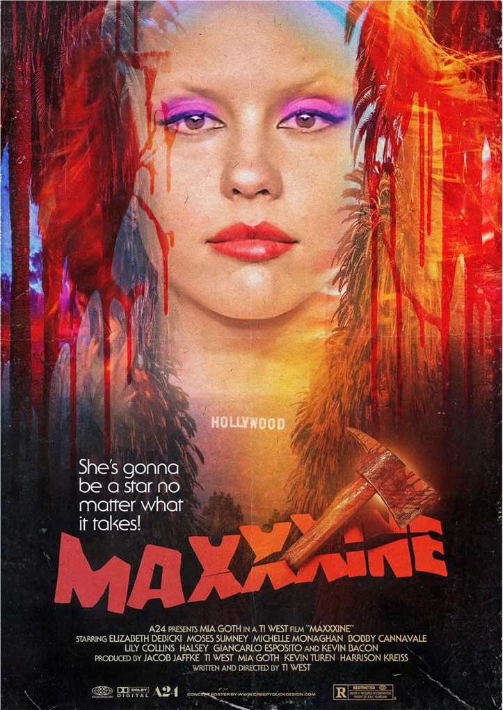 MaXXXine Mia Goth poszter