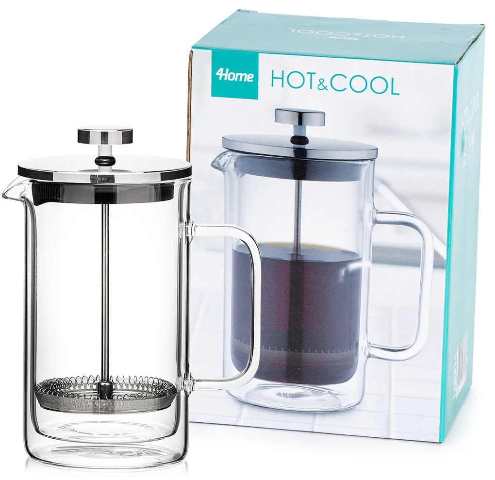 4Home Termo french press Hot&Cool, 600 ml