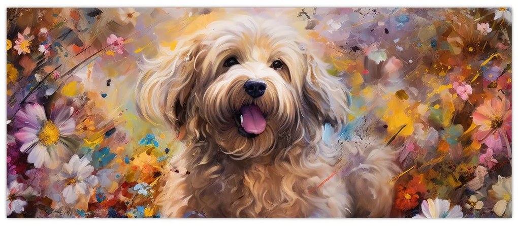 Kép - Happy Dog II. (120x50 cm)