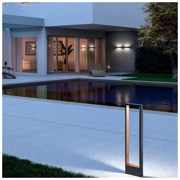 Redo 90509 - LED Kültéri lámpa WALD LED/10W/230V IP65 antracit