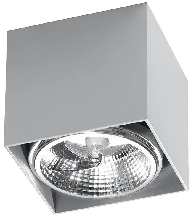 SOLLUX SL-0699 BLAKE Kocka Mennyezeti Lámpa Szürke GU10/ES111 IP20