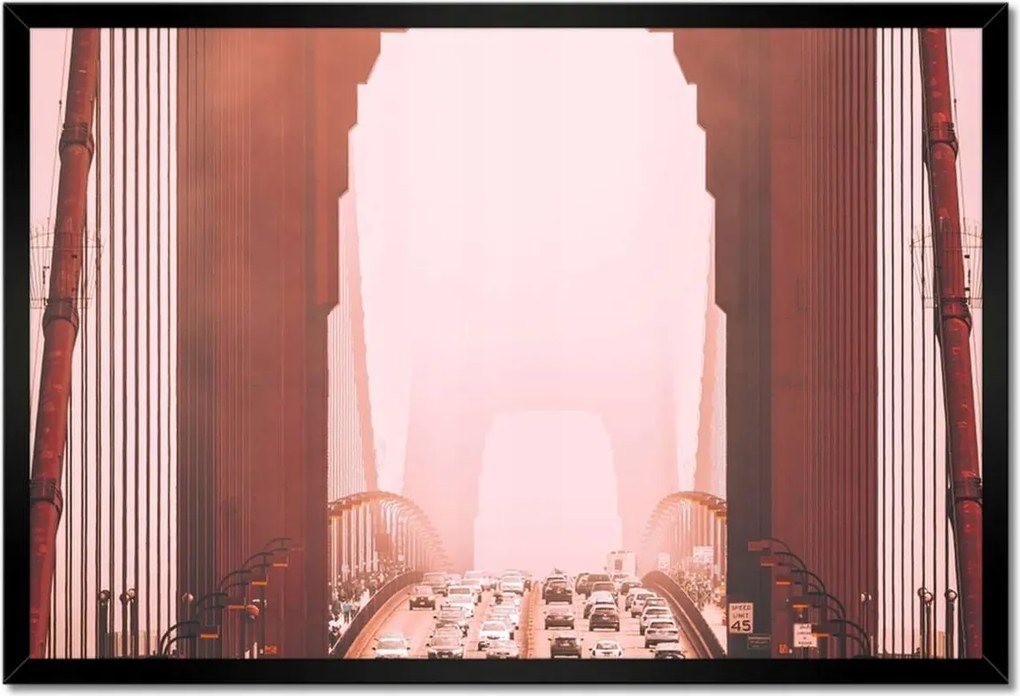 Poszterek keretben 60x40 Városi táj Kilátás