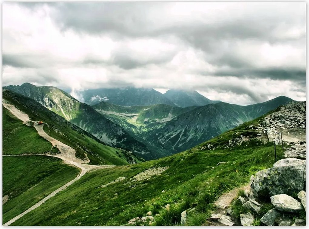 Poszterek 135x100 Főgerinc a Tátrában