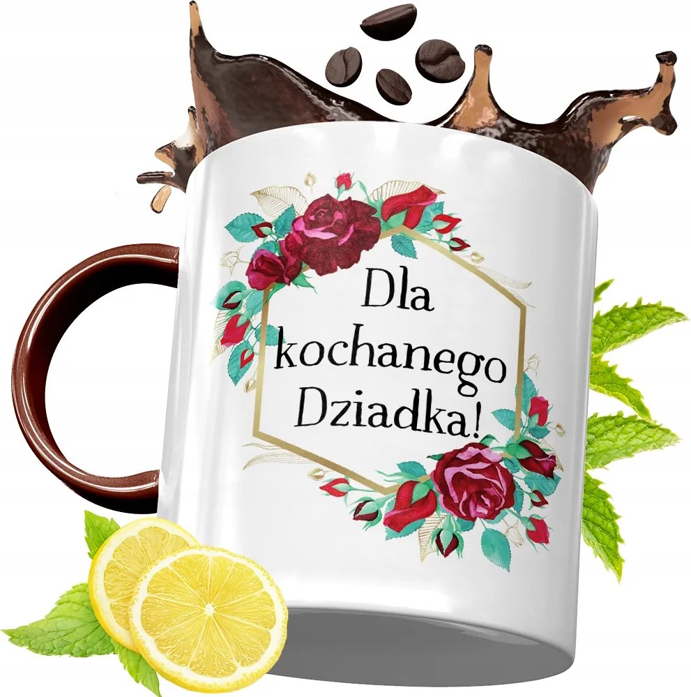 Bordó Bögre Nagypapának Születésnapra Ajándék fényképes nyomattal