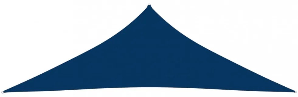 kék háromszögű oxford-szövet napvitorla 5 x 5 x 6 m