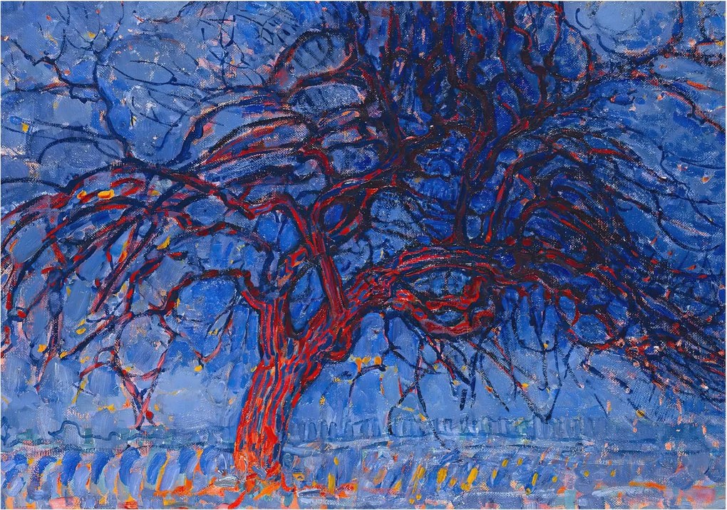 Divatos 3D Fali Tapéta Lángoló fa 208x146 Ragasztóval