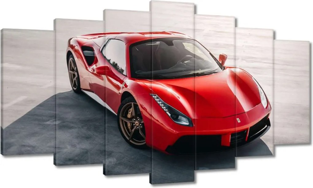 Vászonkép 140x80 Piros Ferrari lövedék