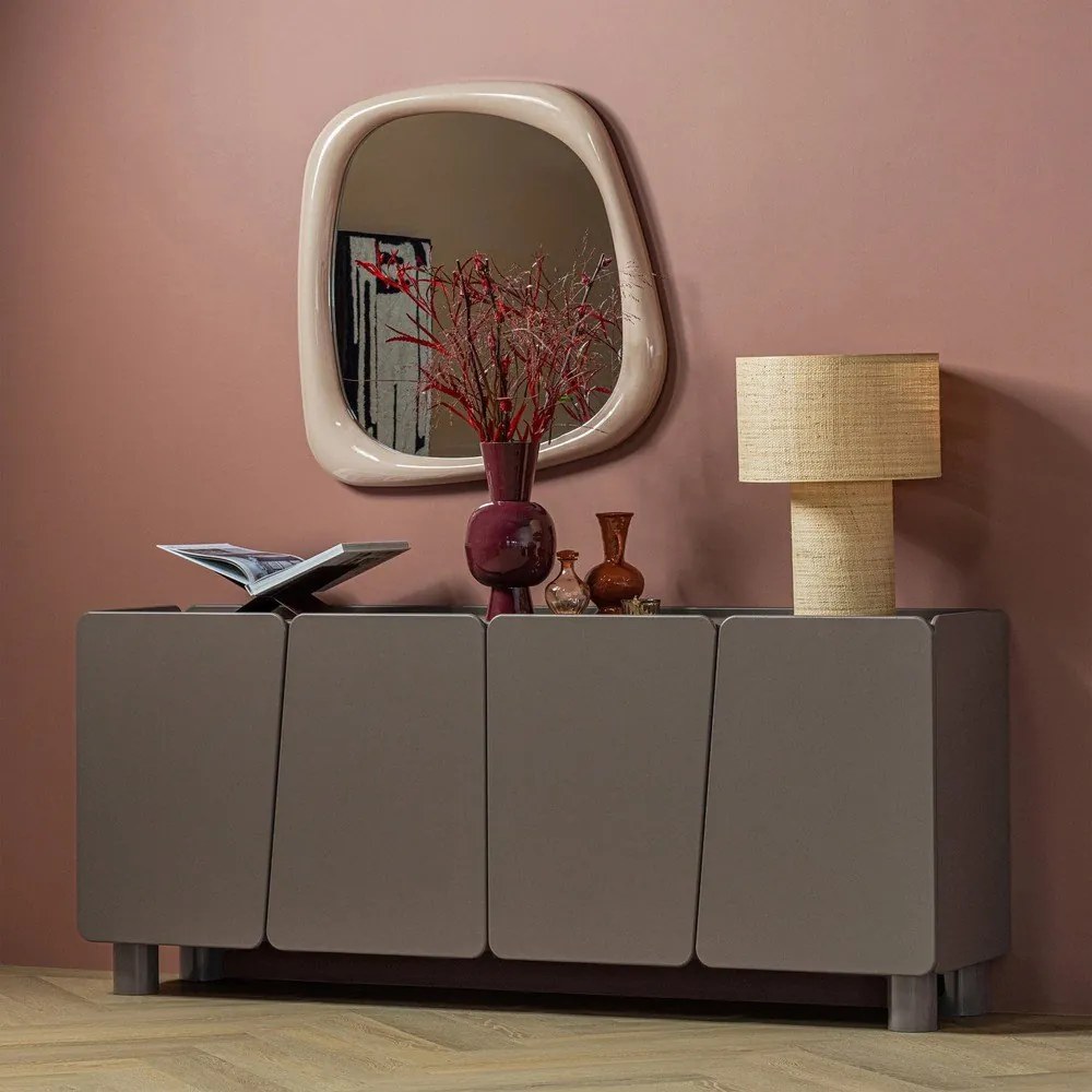 Barna borovi fenyő komód 200x85x45 cm Root – WOOOD