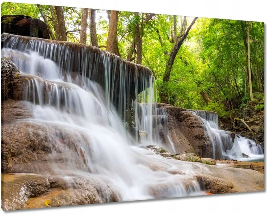 Vászonkép 100x70 Gyönyörű vízesés