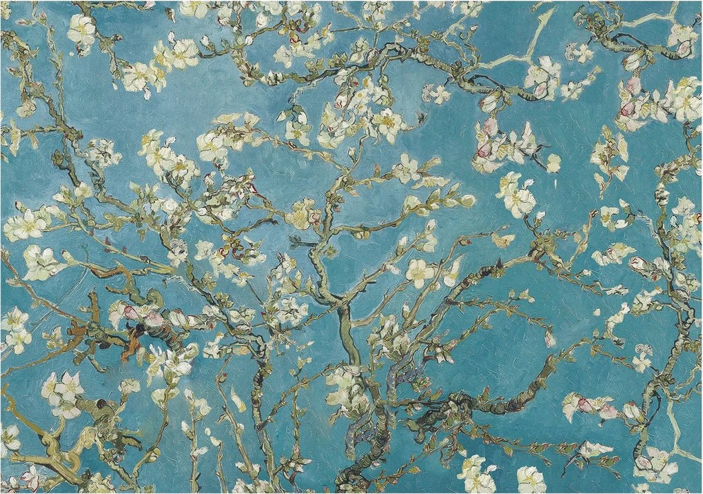 Fotótapéta Flizelin Dekoratív Hálószoba Virágzó ágak 312x219