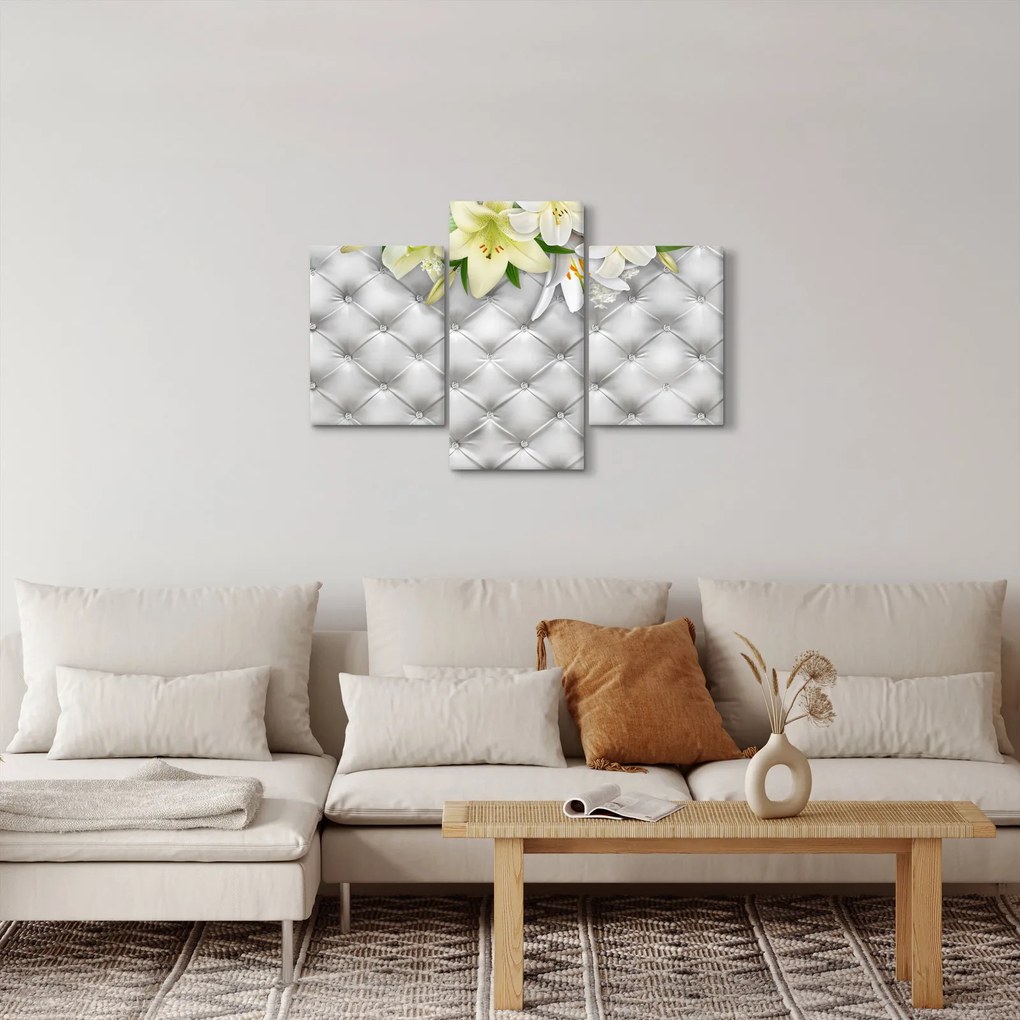 Liliom virágok képe (90x60 cm)