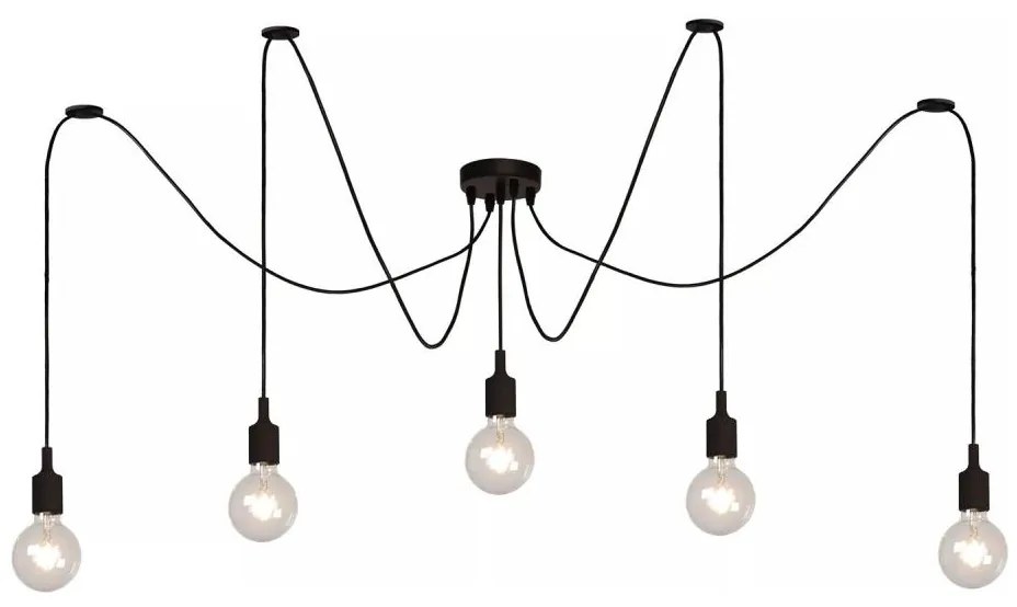Lucide 08408/05/30 - Csillár zsinóron FIX MULTIPLE 5xE27/60W/230V pók