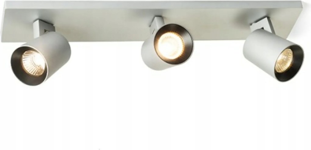 Rendl Kenny III felületre szerelhető spotlámpa 3xGU10 szálcsiszolt alumínium/fekete