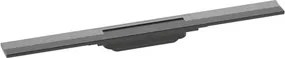 Hansgrohe RainDrain Flex 70 cm rozsdamentes acél csiszolt fekete króm 56043340