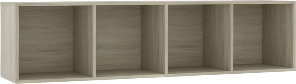vidaXL sonoma tölgy színű könyv-/TV-szekrény 143 x 30 x 36 cm