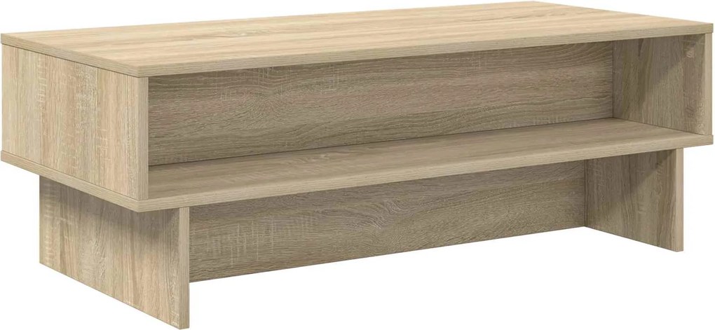 vidaXL Dohányzóasztal Sonoma tölgy 100 x 46 x 35 cm Faanyag