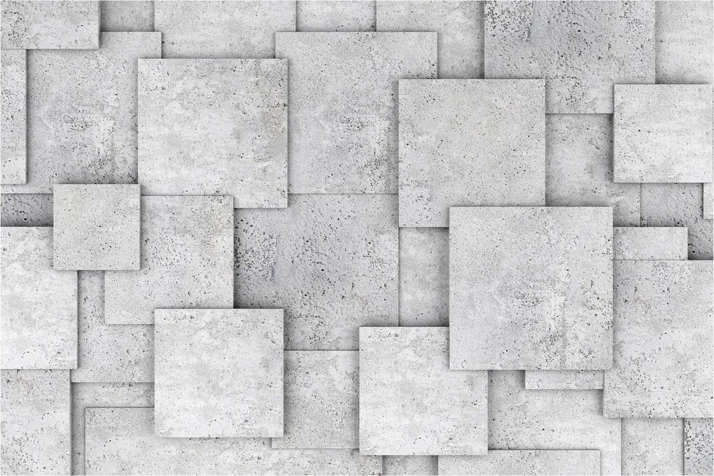 Kép - Betoncsempék absztrakciója (90x60 cm)