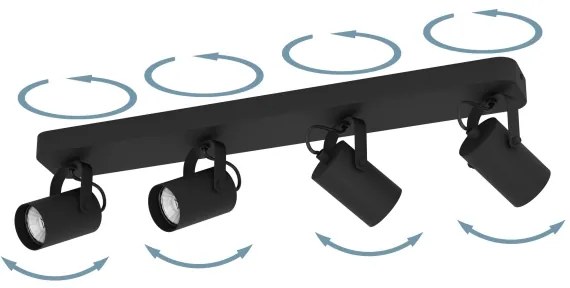 Eglo 900333 - LED Spotlámpa SOREGO 4xGU10/3W/230V