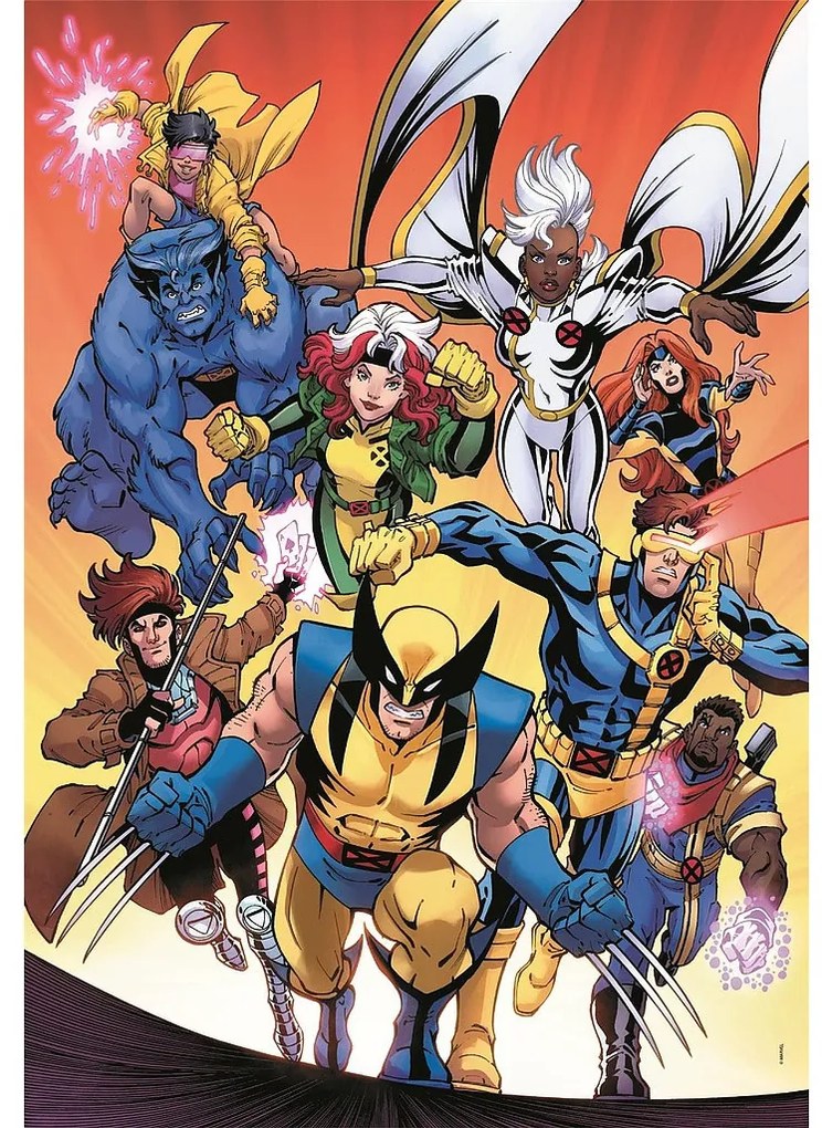 X-men Attack 1000 db-os Compact puzzle Clementoni