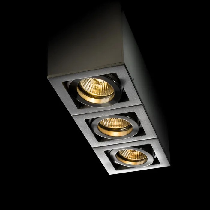 RENDL BERIT III mennyezeti lámpa alumínium 230V GU10 3x50W