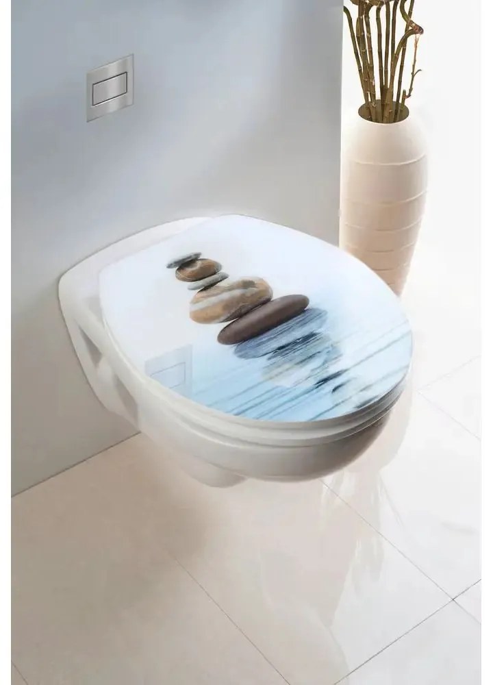 STONE - Design mintás MDF WC ülőke