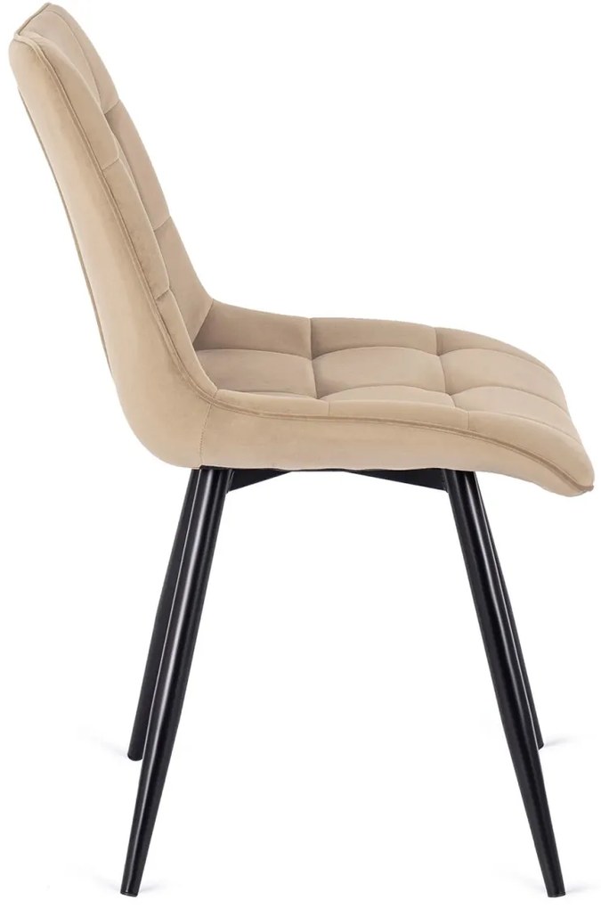 Bézs Bársony Étkezőszék RIO