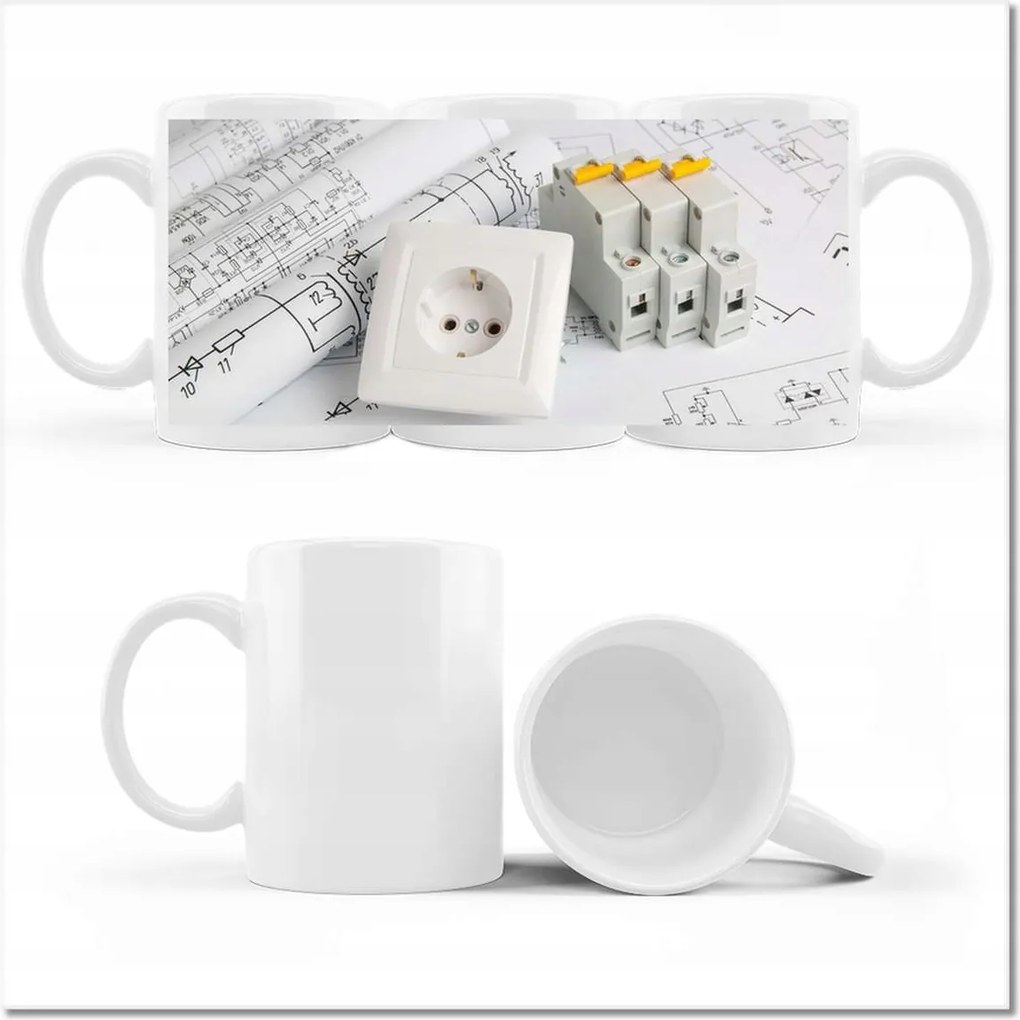 Fényképes bögre Elektromos kontaktok