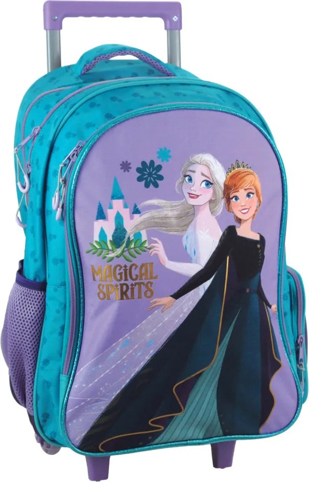 Disney Jégvarázs Modern Magic gurulós iskolatáska, táska 46 cm