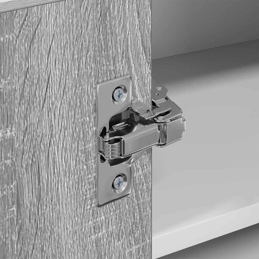 Függő szekrény Riga Szürke Sonoma és fehér 57 x 57 x 40 cm