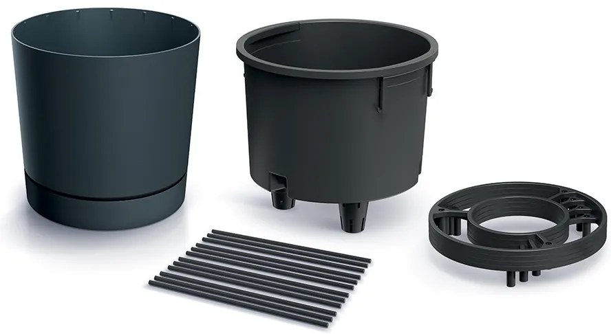 Virágcserép Prosperplast HOME GROWER paradicsom termesztéséhez 14,5 l antracit színben