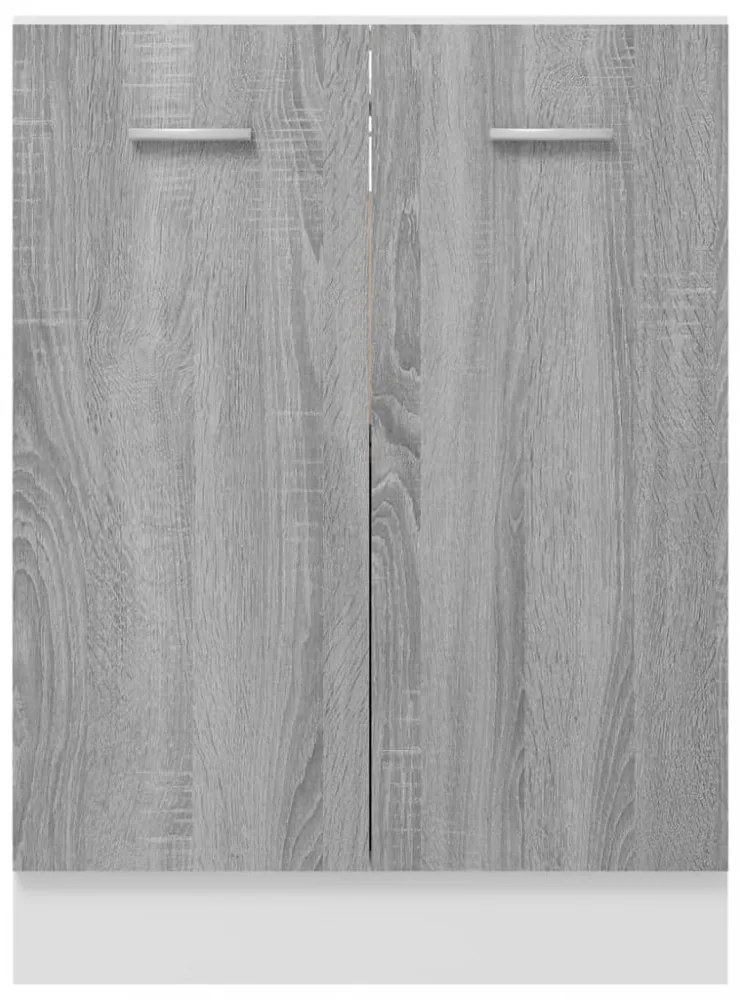 “Lyon” szürke sonoma színű szerelt fa alsó szekrény