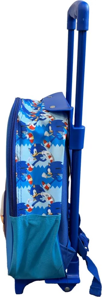 Sonic a sündisznó Modern gurulós ovis 3D hátizsák, táska 32 cm