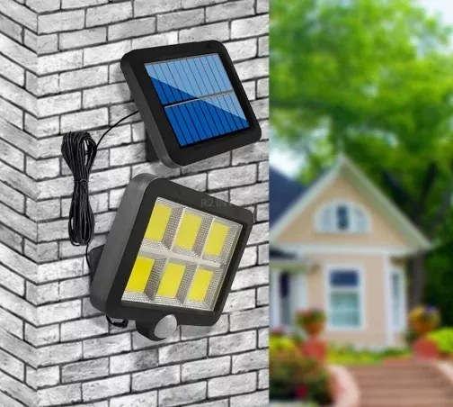 Szolár LED lámpa - 120 COB