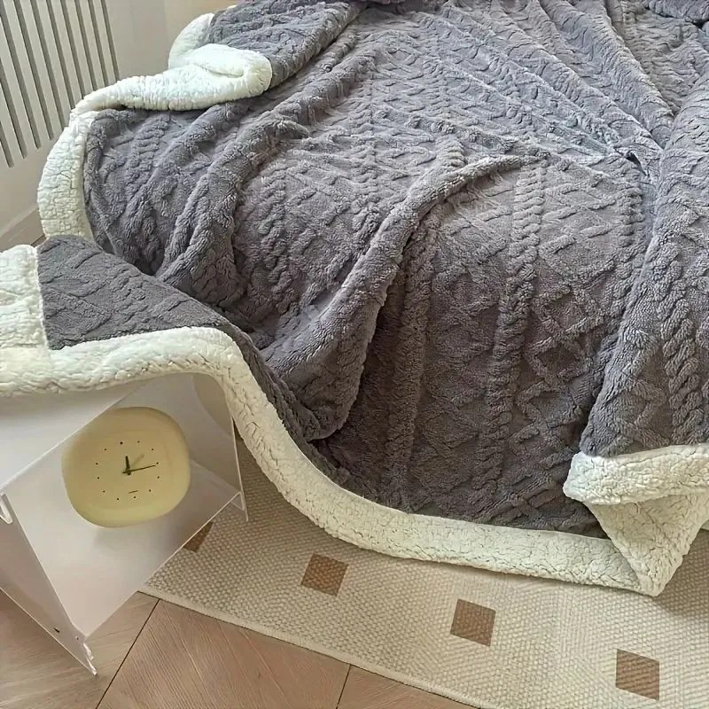 Meleg bárány takaró Homa REDDEA GREY