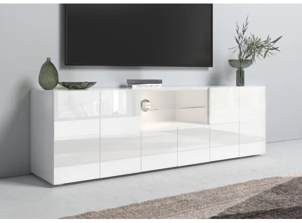 SERIAN fehér TV-asztal