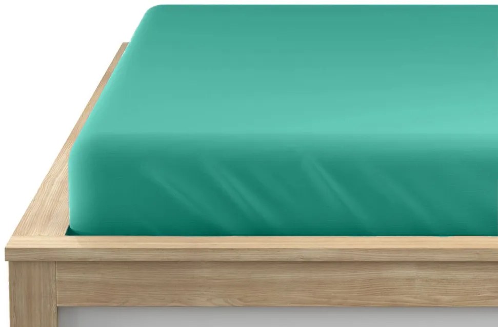 STANDARD Jersey mentol lepedő 180 x 200 cm