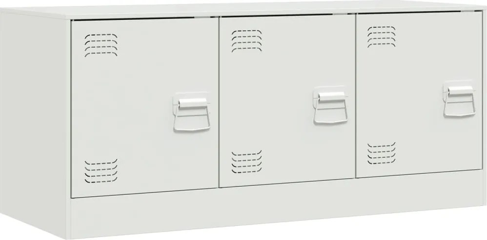 vidaXL fehér acél TV-szekrény 99 x 39 x 44 cm