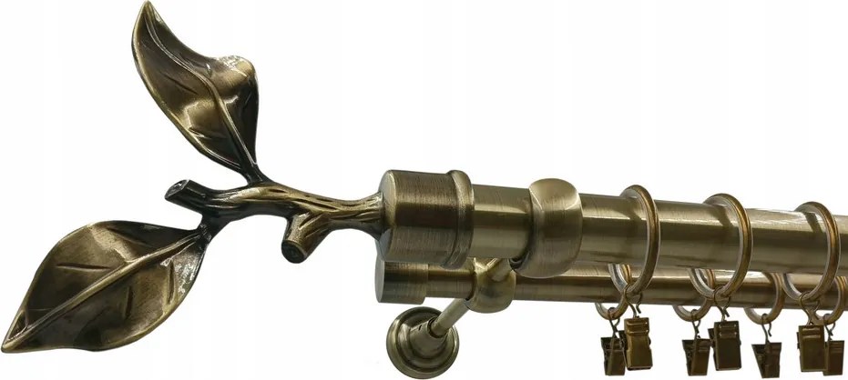 Függönykarnis Dupla 25+19mm Arany Antik Ág 300cm