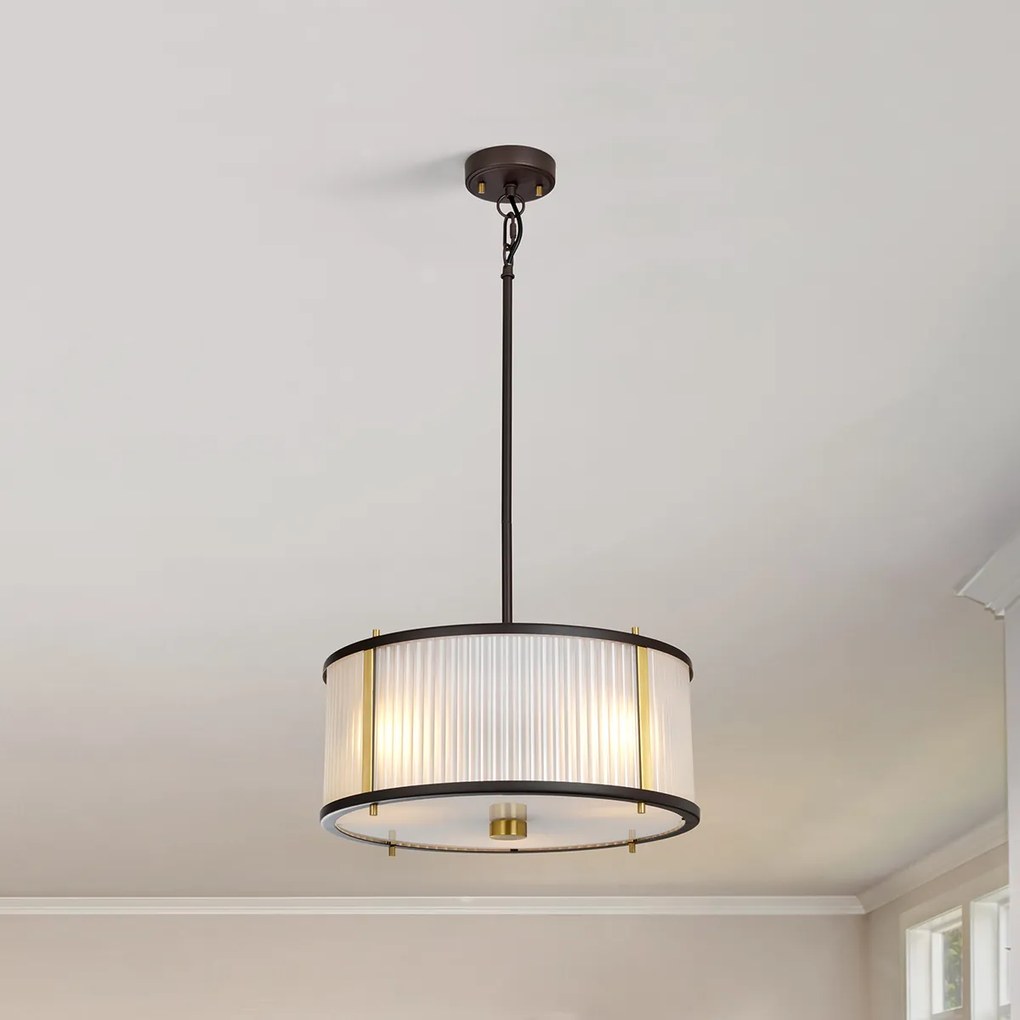 Elstead modern függeszték corona antik bronz antik réz elsdl-corona-3p-bab