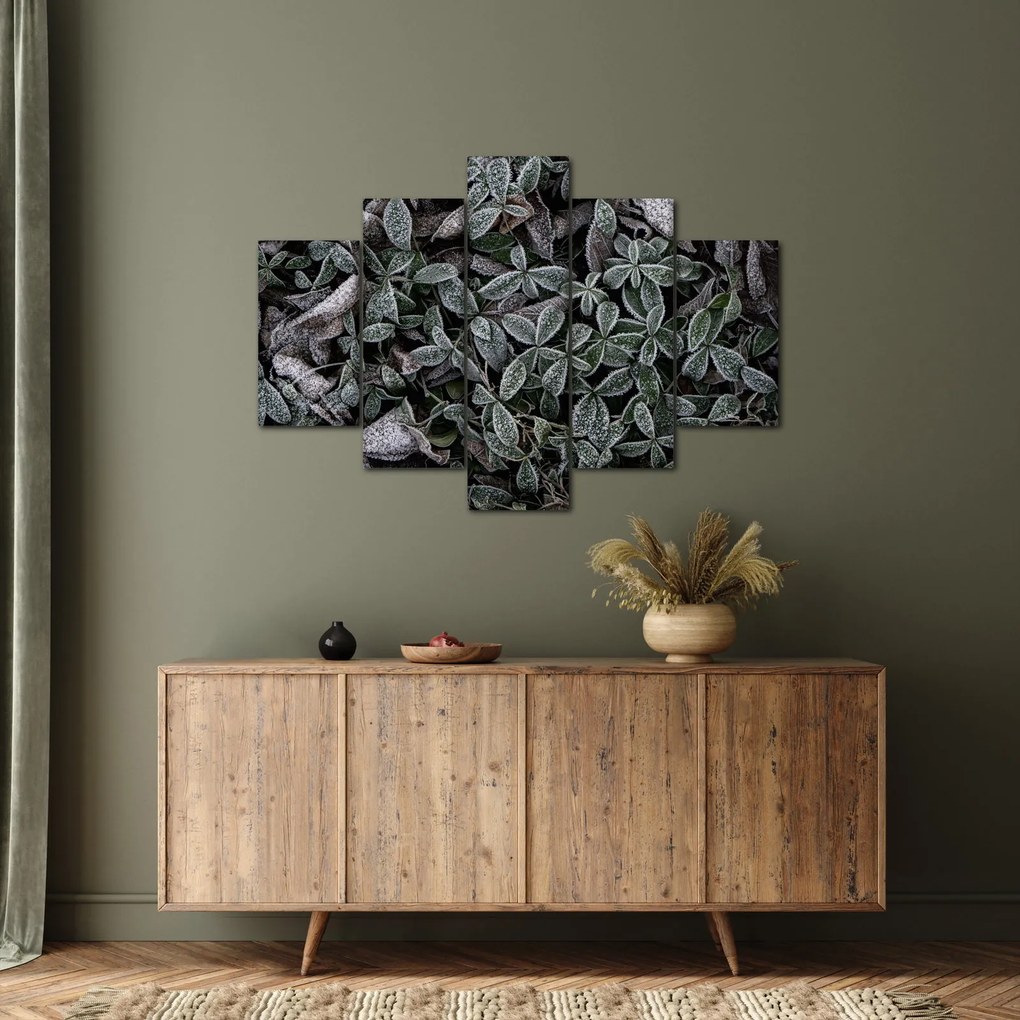 Kép - Fagyasztott növények (150x105 cm)