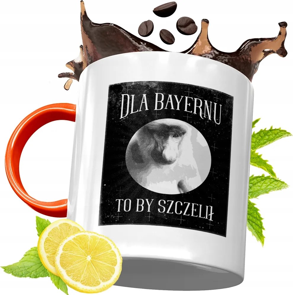 Narancssárga Vicces Bögre Vicces Ajándék fényképes nyomtatással