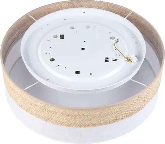 LED mennyezeti lámpa SIRJA BOHO LED/36W/230V Ø 45 cm bézs/fehér