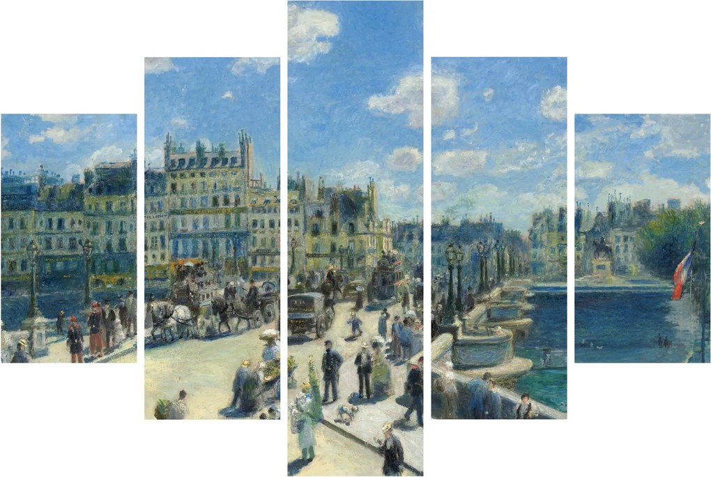 Kép - Auguste Renoir, Pont Neuf, Paris, reprodukciók (150x105 cm)