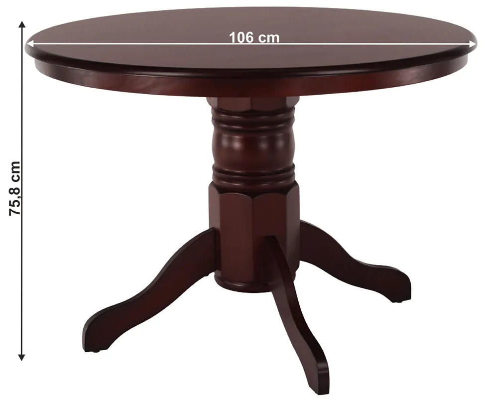 Étkezőasztal Tayna (gesztenye). 1034248