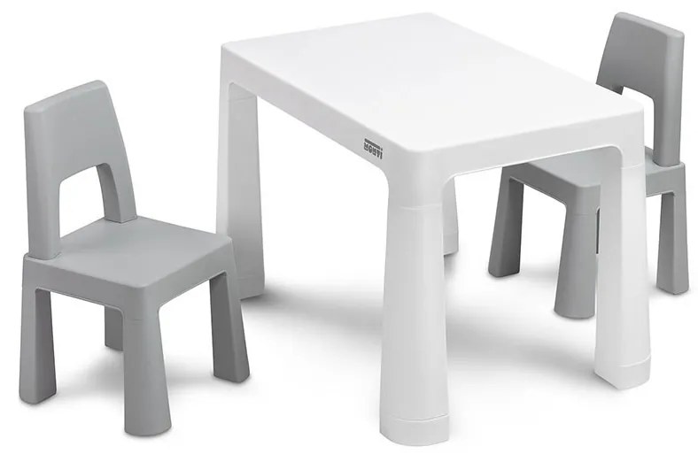 Gyermekasztal és 2 szék készlet Toyz MONTI grey