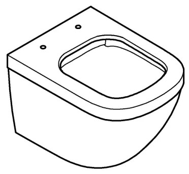 GROHE 39206000 - Függesztett WC EURO CERAMIC 49 cm kerámia/fehér