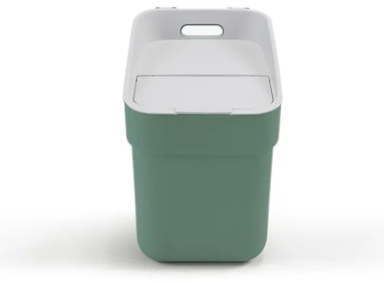 Világoszöld újrahasznosított műanyag szelektív szemetes 20 l Ready To Collect – Curver